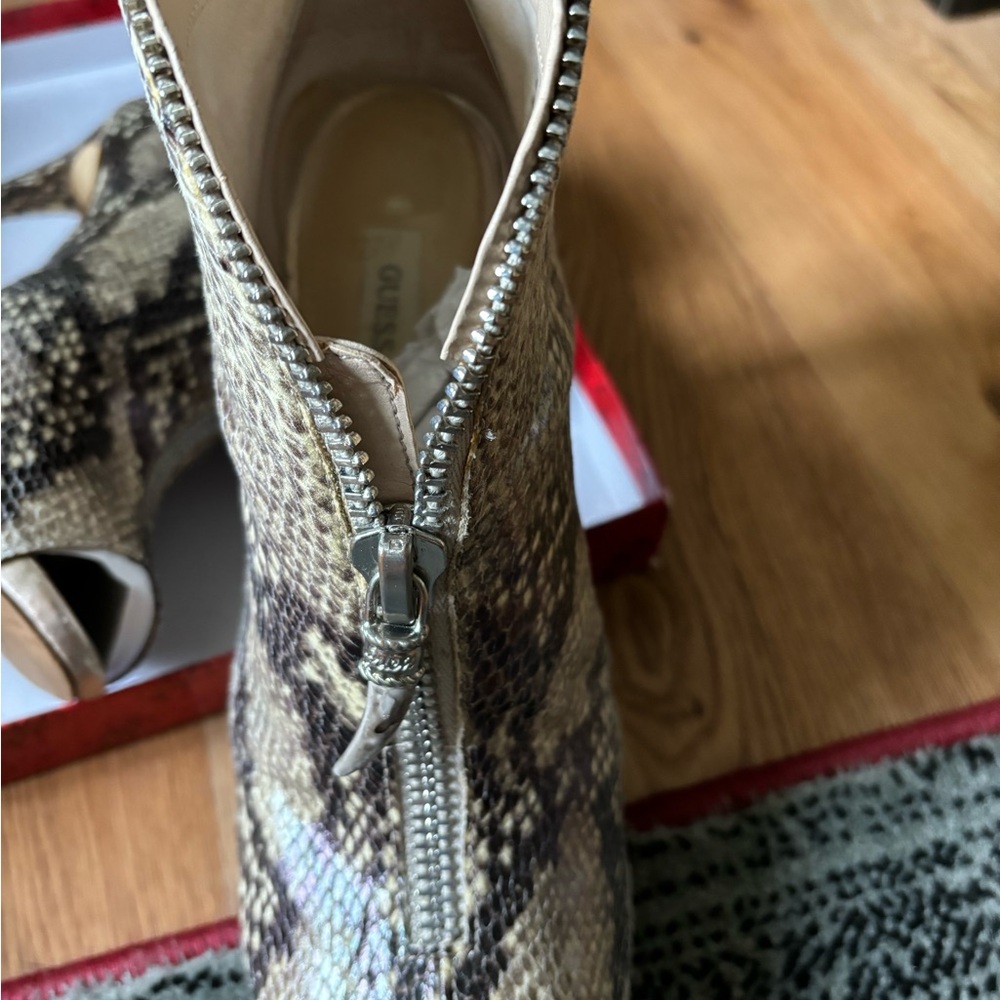 Guess Snake Print Bootie - image 1